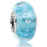 Pandora Beads-Murano Glass And Blue Fizzle-Charm Outlet Pandora Beads-Murano Glass And Blue Fizzle-Charm Outlet