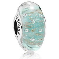Pandora Beads-Murano Glass Mint Glitter-Charm Outlet Pandora Beads-Murano Glass Mint Glitter-Charm Outlet
