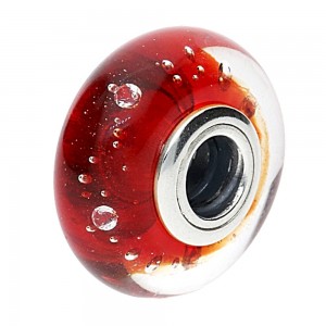 Pandora Beads-Murano Glass Red Fizzle-Charm Outlet