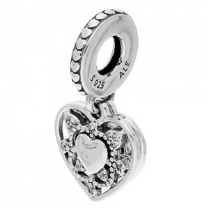 Pandora Charm-My Wife Always Dropper Love-Silver Outlet