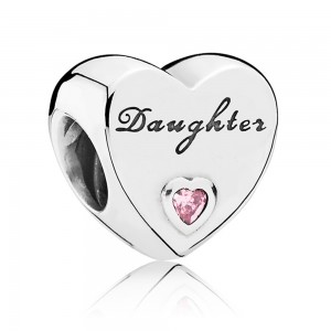 Pandora Charm-Pink Daughters Love Family Outlet