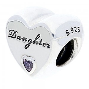 Pandora Charm-Pink Daughters Love Family Outlet