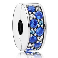 Pandora Clips-Blue Mosaic Shining Elegance-Cubic Zirconia Outlet Pandora Clips-Blue Mosaic Shining Elegance-Cubic Zirconia Outlet