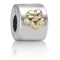 Pandora Clips-Flower-Gold Outlet Pandora Clips-Flower-Gold Outlet