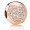 Pandora Clips-Heart Love-Rose Gold Outlet