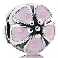 Pandora Clips-Pink Cherry Blossom Floral Outlet Pandora Clips-Pink Cherry Blossom Floral Outlet