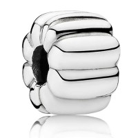 Pandora Clips-Ridged-Silver Outlet Pandora Clips-Ridged-Silver Outlet