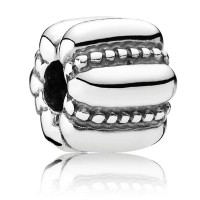 Pandora Clips-Silver Ridged Outlet