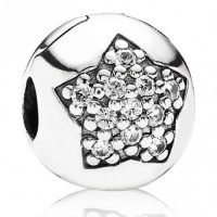Pandora Clips-Star-Silver Outlet Pandora Clips-Star-Silver Outlet