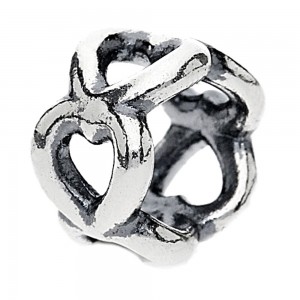 Pandora Spacers-Open Work Hearts Love Outlet