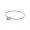 Pandora Bracelet-Smooth Silver Padlock-Regal Heart Outlet