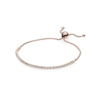 Pandora Bracelet-Sparkling Strand-Rose-Clear CZ Outlet