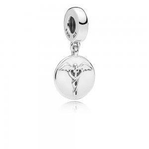 Pandora Charm-Dazzling Stethoscope Dangle-Clear CZ Outlet