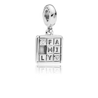 Pandora Charm-Family Game Night Dangle-Clear CZ Outlet Pandora Charm-Family Game Night Dangle-Clear CZ Outlet