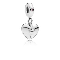 Pandora Charm-Family Locket Dangle-Pink Crystal-Pink Enamel Outlet Pandora Charm-Family Locket Dangle-Pink Crystal-Pink Enamel Outlet