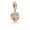 Pandora Charm-Family Roots Dangle-Rose-Clear CZ Outlet