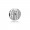 Pandora Charm-Logo Hearts Clip-Clear CZ Outlet