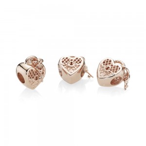 Pandora Charm-Love You Lock-Rose Outlet