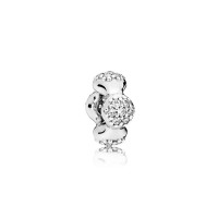Pandora Charm-Modern LovePods Spacer-Clear CZ Outlet Pandora Charm-Modern LovePods Spacer-Clear CZ Outlet