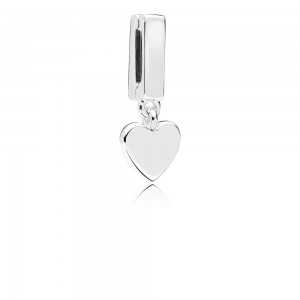 Pandora Charm-Reflexions Floating Heart Clip Outlet