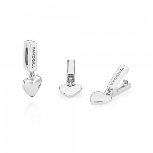 Pandora Charm-Reflexions Floating Heart Clip Outlet