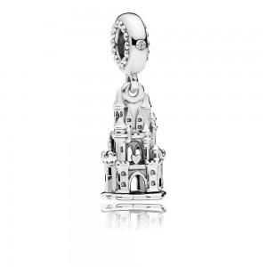 Pandora Charm-Regal Castle Dangle-Clear CZ Outlet