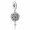 Pandora Charm-Regal Love Key Dangle-Clear CZ Outlet