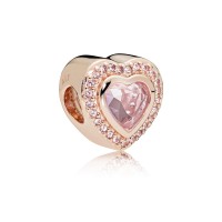 Pandora Charm-Sparkling Love-Rose-Pink Crystal Outlet Pandora Charm-Sparkling Love-Rose-Pink Crystal Outlet