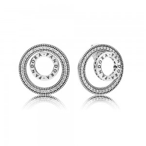 Pandora Earring-Forever Signature-Clear CZ Outlet
