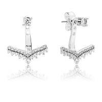 Pandora Earring-Princess Wish-Clear CZ Outlet Pandora Earring-Princess Wish-Clear CZ Outlet