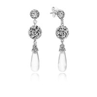 Pandora Earring-Regal Droplets-Clear CZ Outlet Pandora Earring-Regal Droplets-Clear CZ Outlet