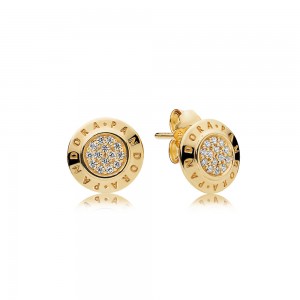 Pandora Earring-Signature-Shine-Clear CZ Outlet
