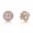 Pandora Earring-Vintage Allure-Rose-Clear CZ Outlet