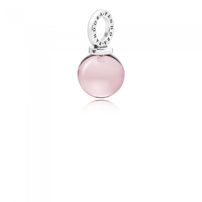 Pandora Necklace-Love Potion Pendant-Pink Crystal Outlet