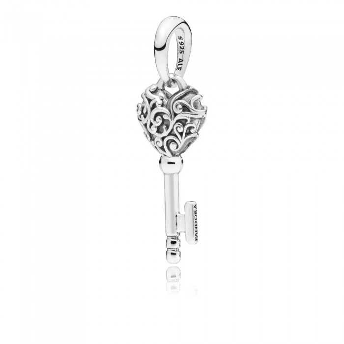 Pandora Necklace-Regal Key Pendant Outlet
