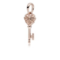 Pandora Necklace-Regal Key Pendant-Rose Outlet Pandora Necklace-Regal Key Pendant-Rose Outlet