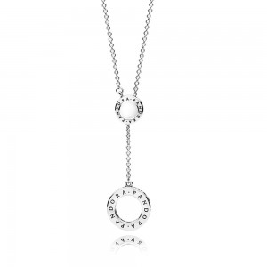 Pandora Necklace-Signature-Clear CZ Outlet