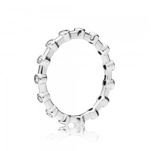 Pandora Ring-Dazzling Dots-Clear CZ Outlet