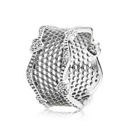 Pandora Ring-Lace of Love-Clear CZ Outlet Pandora Ring-Lace of Love-Clear CZ Outlet
