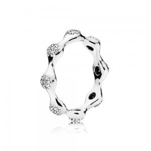 Pandora Ring-Modern LovePods-Clear CZ Outlet
