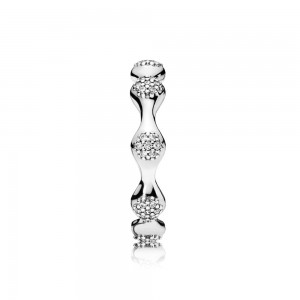 Pandora Ring-Modern LovePods-Clear CZ Outlet