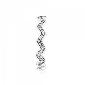 Pandora Ring-Shimme Zigzag-Clear CZ Outlet