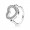 Pandora Ring-Sparkling Floating Heart Locket-Clear CZ Outlet