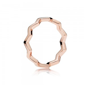 Pandora Ring-Timeless Zigzag-Rose Outlet