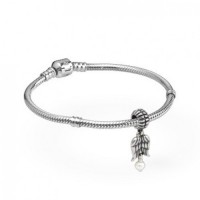 Pandora Bracelet-Angel Wings Angels Complete-Silver Outlet Pandora Bracelet-Angel Wings Angels Complete-Silver Outlet