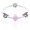 Pandora Bracelet-Pink Present Love Complete-CZ-Silver Outlet