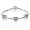 Pandora Bracelet-Silver March Birthstone Birthstone Complete Outlet