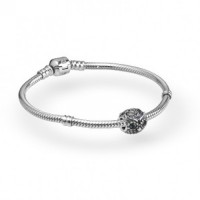 Pandora Bracelet-Wise Owl Animal Complete-Pave CZ-Sterling Silver Outlet Pandora Bracelet-Wise Owl Animal Complete-Pave CZ-Sterling Silver Outlet