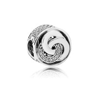 Pandora Charm-Interlinked Circles-Clear CZ Outlet Pandora Charm-Interlinked Circles-Clear CZ Outlet