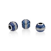 Pandora Charm-Orbit-Midnight Blue Enamel Clear CZ Outlet Pandora Charm-Orbit-Midnight Blue Enamel Clear CZ Outlet